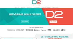 Desktop Screenshot of d2branding.com